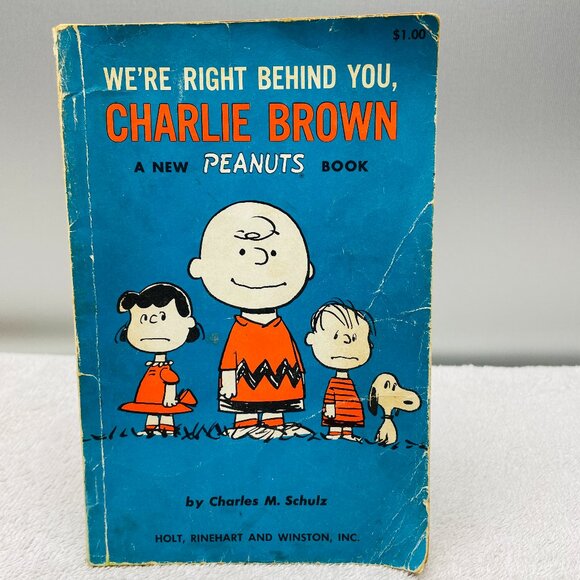 GVUC Book: "We're Right Behind You, Charlie Brown," Charles M. Schulz, Paperback - Picture 1 of 11
